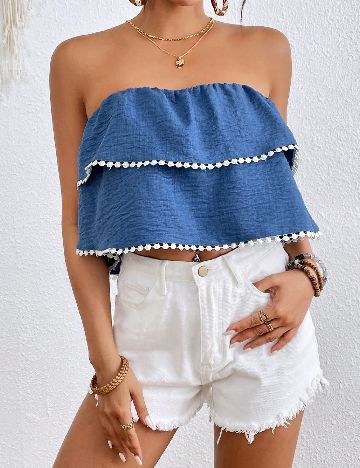 Top SHEIN, albastru