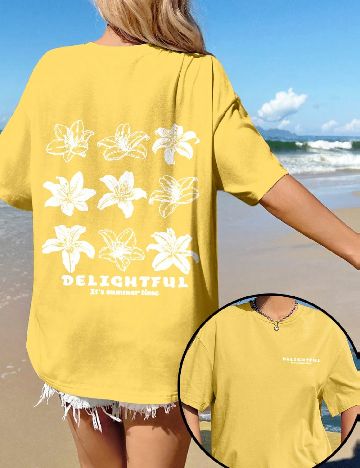 Tricou SHEIN, galben