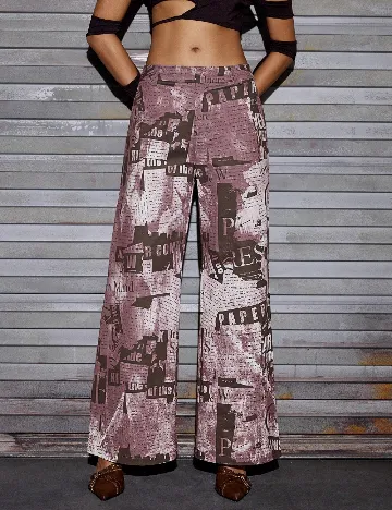 Pantaloni SHEIN, mov