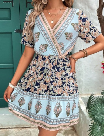 Rochie scurta SHEIN, mix culori