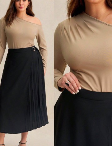 Bluza SHEIN CURVE, bej