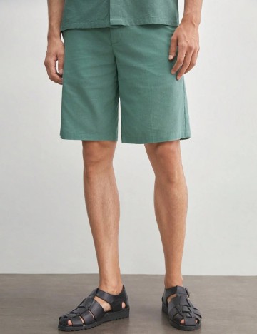 Pantaloni scurti SHEIN, verde