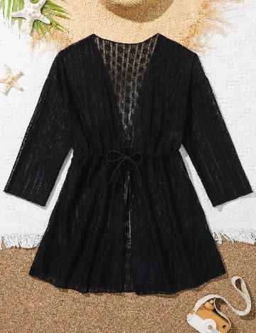 Kimono Shein Kids, negru