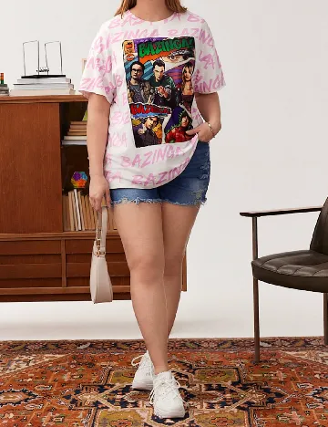 Tricou SHEIN CURVE, mix culori