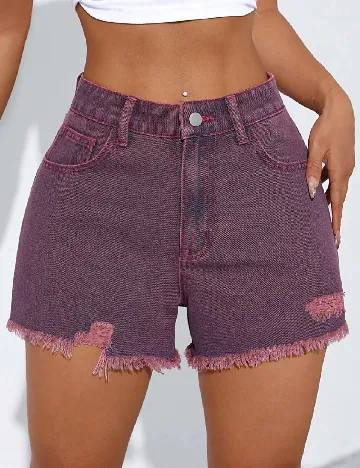 Pantaloni scurti SHEIN, mov
