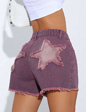 Pantaloni scurti SHEIN, mov