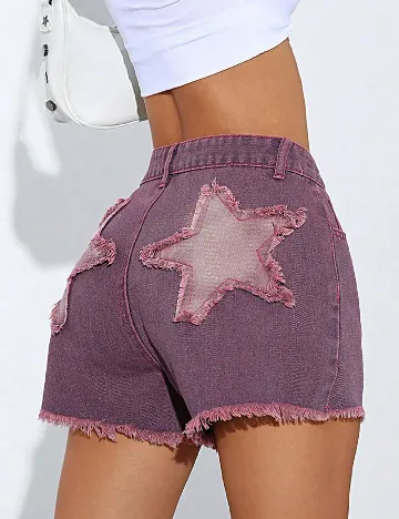 Pantaloni scurti SHEIN, mov