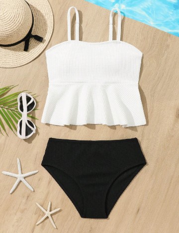 Costum de baie Shein Kids, mix culori
