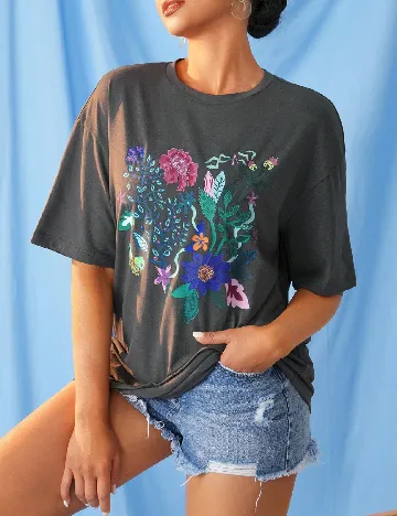 Tricou SHEIN, gri