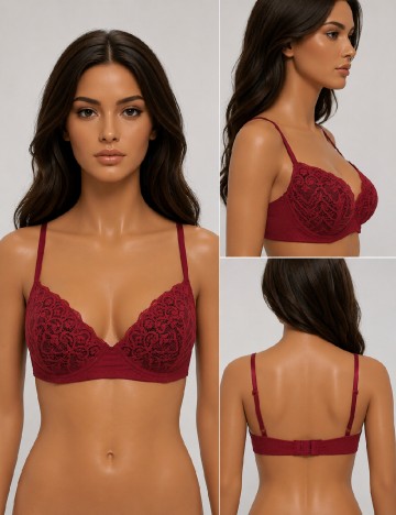 Sutien Tezenis, rosu/negru