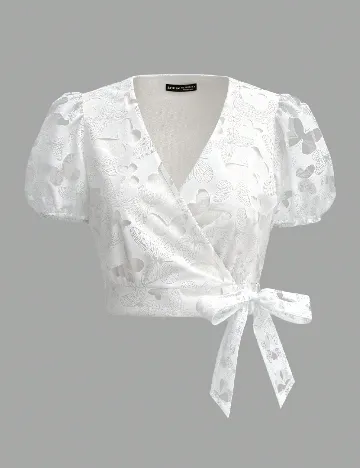 Top SHEIN, alb