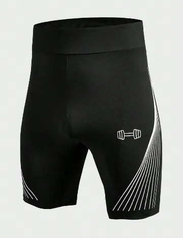 Pantaloni scurti SHEIN, negru