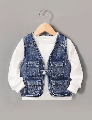 Vesta Shein Kids, albastru