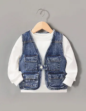 Vesta Shein Kids, albastru