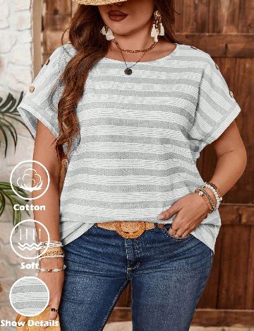 Bluza SHEIN CURVE, gri