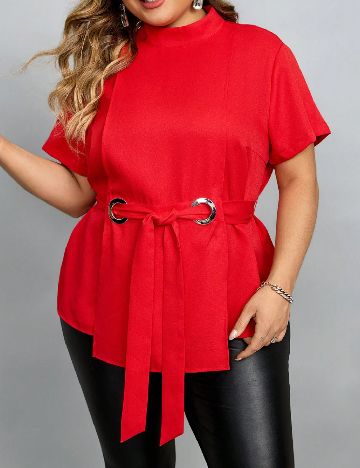 Bluza SHEIN CURVE, rosu