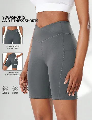 Pantaloni scurti SHEIN, gri