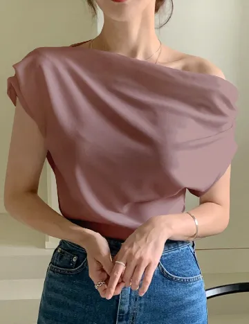 Bluza Dazy, roz pudra inchis