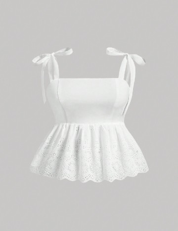 Top SHEIN CURVE, alb
