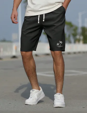 Pantaloni scurti SHEIN, negru