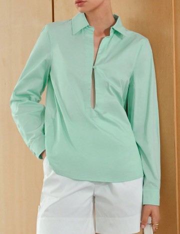 Camasa SHEIN, verde