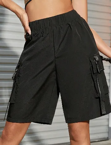 Pantaloni scurti SHEIN, negru