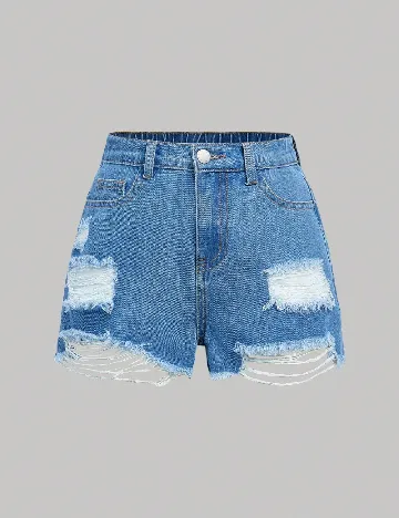 Pantaloni scurti Shein Kids, albastru