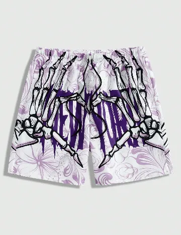 Pantaloni scurti Romwe, mix culori