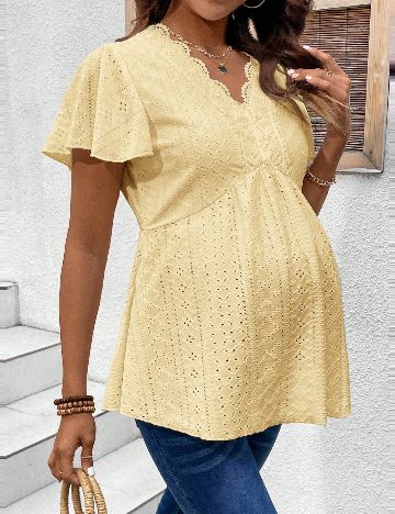 Bluza SHEIN Maternity, galben