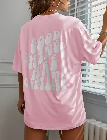 Tricou SHEIN, roz