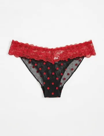 Chilot Intimissimi, rosu/negru
