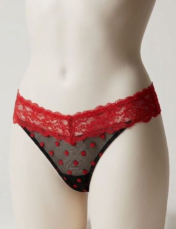 Chilot Intimissimi, rosu/negru