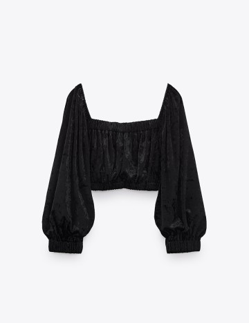 Top Zara, negru