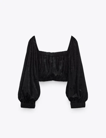 Top Zara, negru