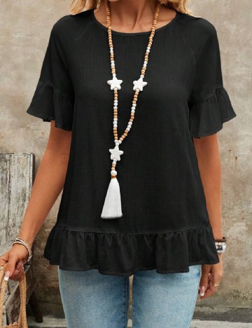 Bluza Emery Rose, negru