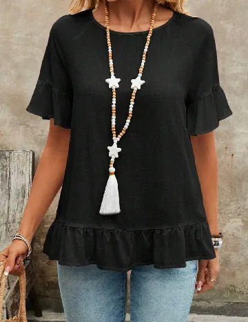Bluza Emery Rose, negru