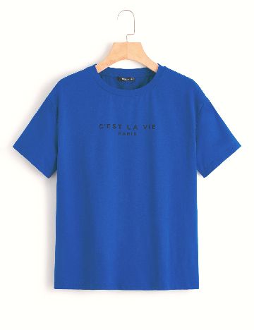 Tricou SHEIN, albastru