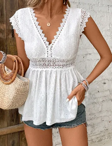 Bluza SHEIN, alb