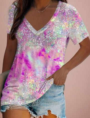 Tricou SHEIN CURVE, mix culori