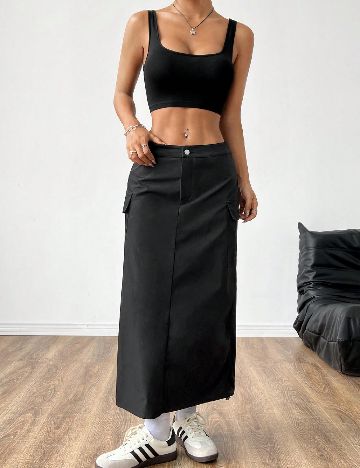 Fusta SHEIN, negru