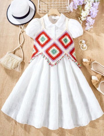 Rochie Shein Kids, alb