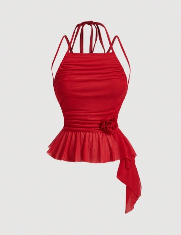 Top SHEIN, rosu