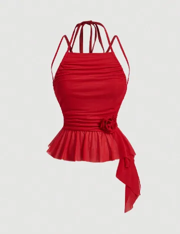 Top SHEIN, rosu