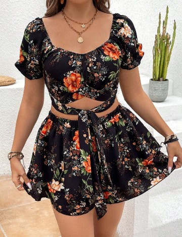 Compleu SHEIN CURVE, negru