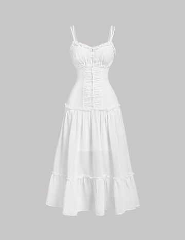Rochie lunga SHEIN, alb
