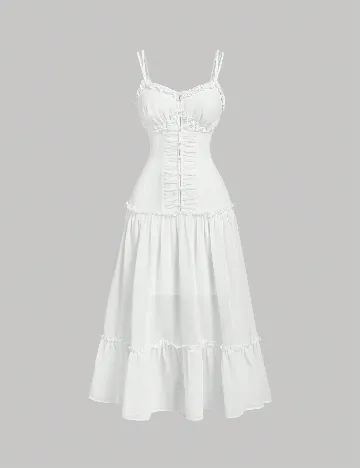 Rochie lunga SHEIN, alb