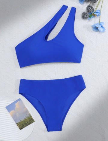 Costum de baie Shein Kids, albastru