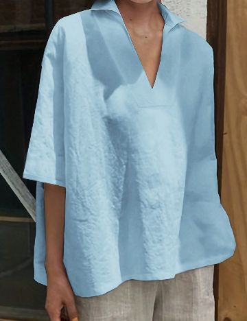 Bluza SHEIN, albastru