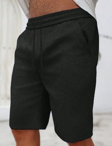Pantaloni scurti SHEIN, negru