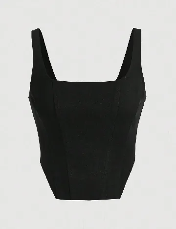 Top SHEIN, negru